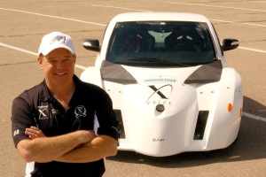Al Unser Jr. has joined the ZAP Alias Electric Car Team for PIAXP